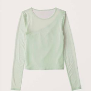 Abercrombie asymmetrical seamless top